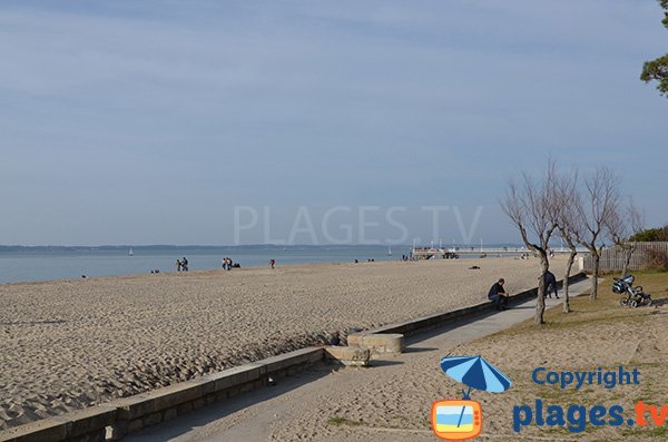 Moulleau beach in Arcachon in France