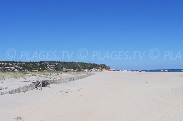 Mouret beach towards Leucate