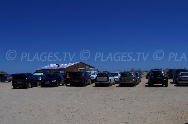 Carpark of Mouret beach - Leucate