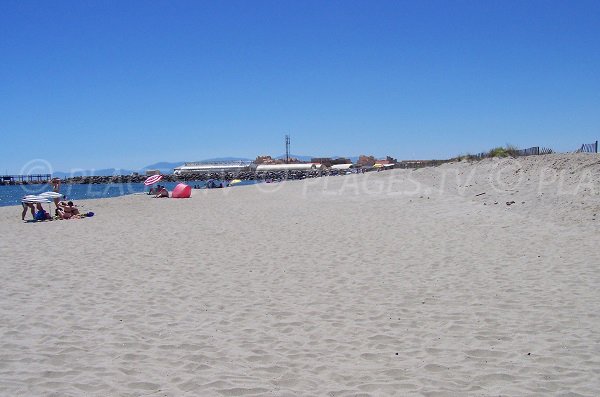 Mouret beach in Leucate - France