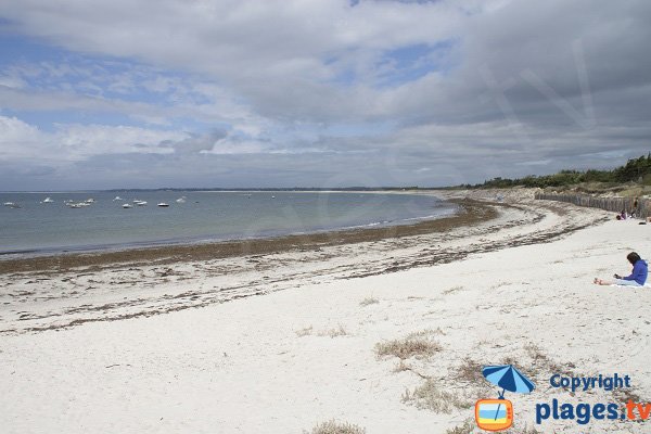 Photo de la plage de Mousterlin à Fouesnant