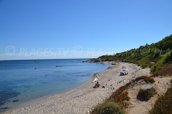 Südlicher Teil des Strandes La Moutte