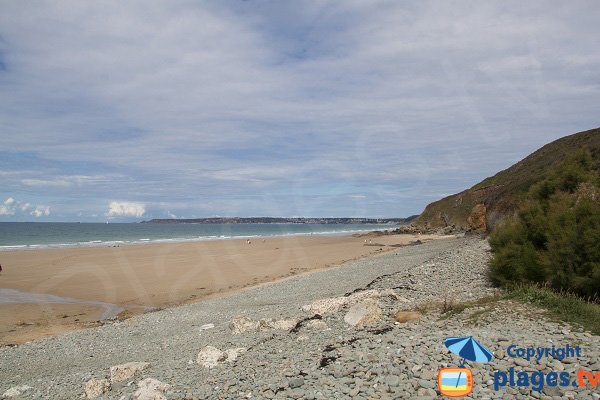 Access to nudist beach of Nantois - Pléneuf Val André