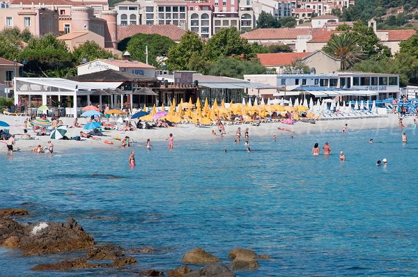 Restaurants et plages privées - Plage Napoléon - Ile Rousse