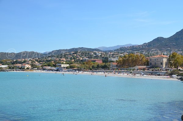 Napoleon beach in Ile Rousse - Corsica