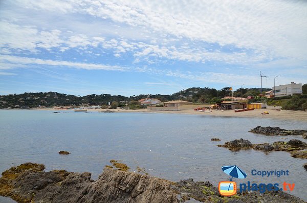 Plage de la Nartelle de Ste Maxime en Mai