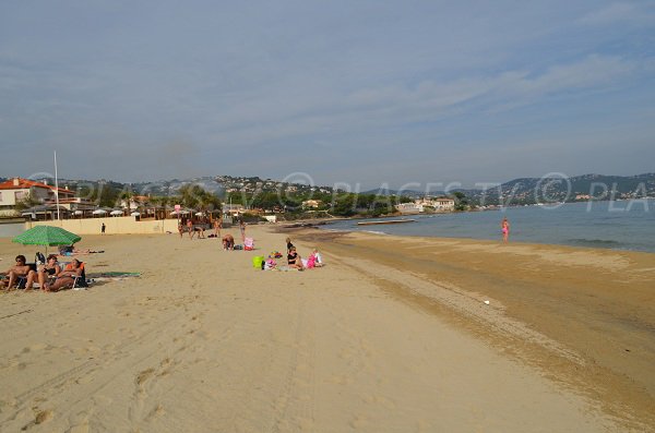 Nartelle beach in Sainte Maxime - France