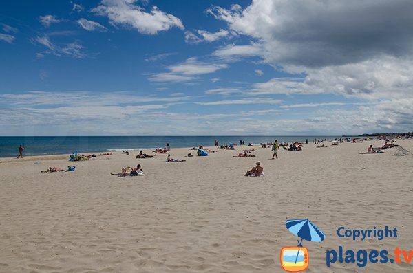 Photo de la plage naturiste du Cap d'Agde