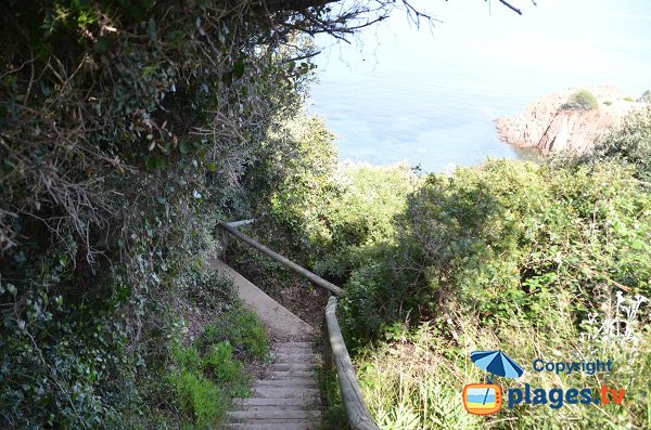 Access to calanque of Cap Roux - Agay