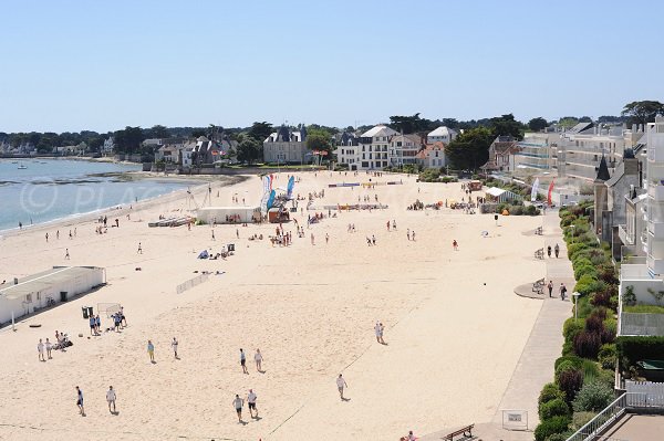 Nau beach in Le Pouliguen in France