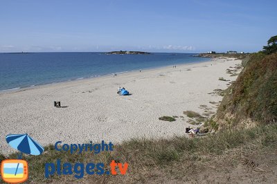 Plage à Névez en Bretagne