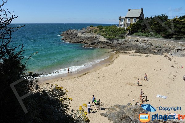 Spiaggia del Nicet a Saint Malo in Francia