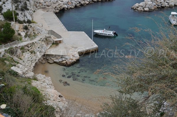 Strand von Niolon an der Côte Bleue