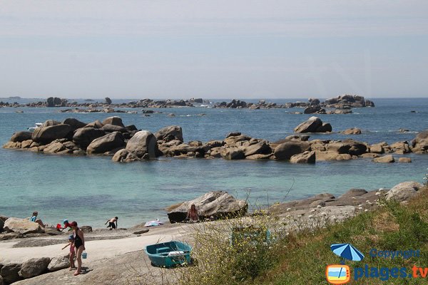 Diving area in Kerlouan