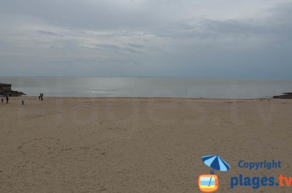 Plage de Pornic avec vue sur Noirmoutier - Noeveillard