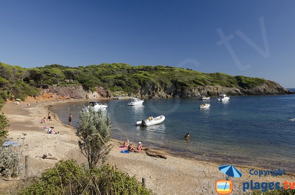 Photo de la plage Noire du Langoustier à Porquerolles