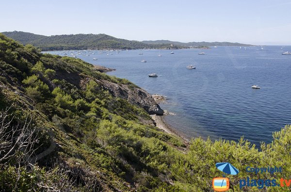 Photo de la plage Noire de Mèdes à Porquerolles