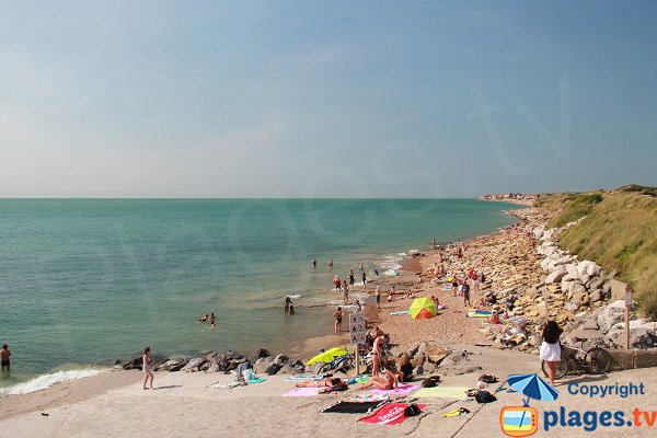 Photo of North beach in Ambleteuse in France