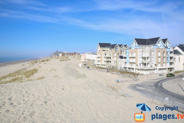 Foto des Nordstrands von Berck