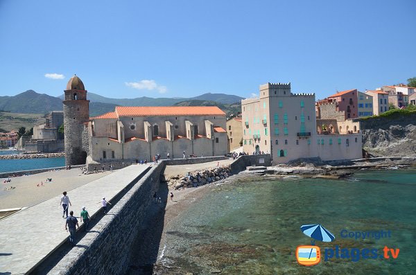 St Vincent and Nord beaches in Collioure