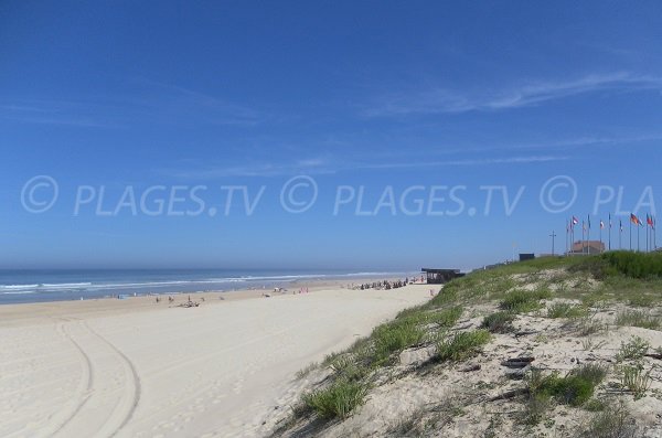 Foto della spiaggia della Corniche a Mimizan