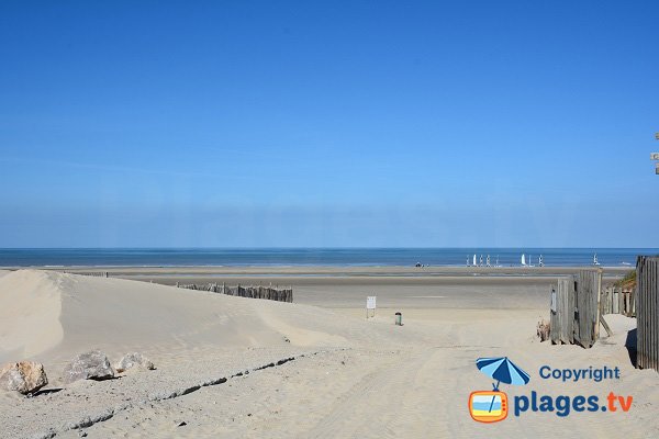 Photo de la plage au nord de Fort Mahon