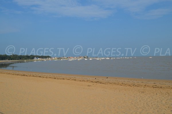 Noth beach of Fouras in France