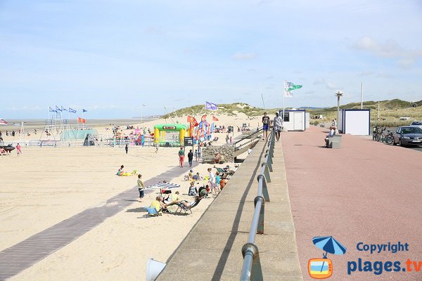 Club pour les enfants sur la plage du Touquet - Zone nord