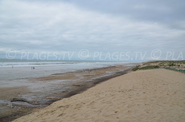 North beach in Montalivet les Bains - France