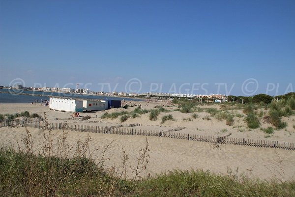 Vue sur le Grau du Roi depuis Port Camargue