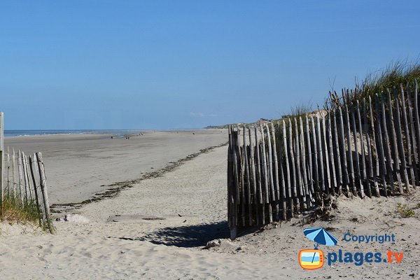 Plage de sable entre Quend et Fort-Mahon