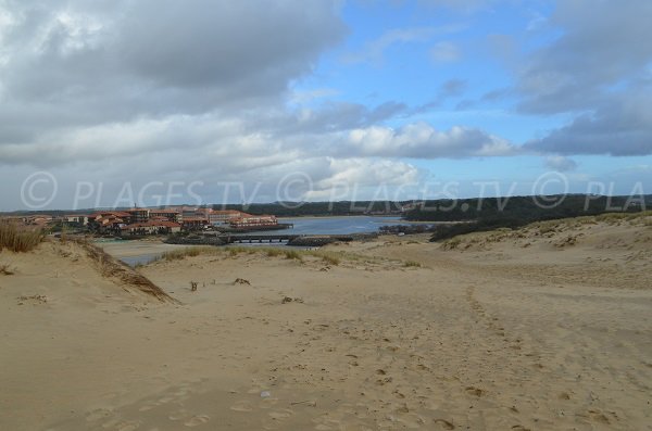 panoramic view of Vieux Boucau and Lake of Port d'Albret