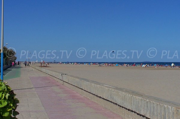 Plage de St Pierre sur Mer en direction de Fleury