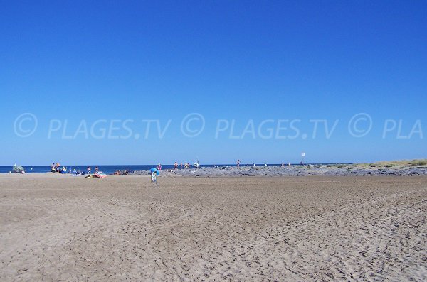 Plage à côté du Roc de la Batterie à St Pierre sur Mer