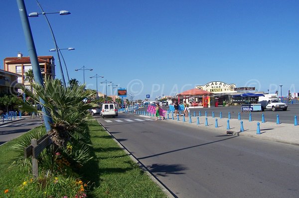 Beach near the casino of St Pierre sur Mer