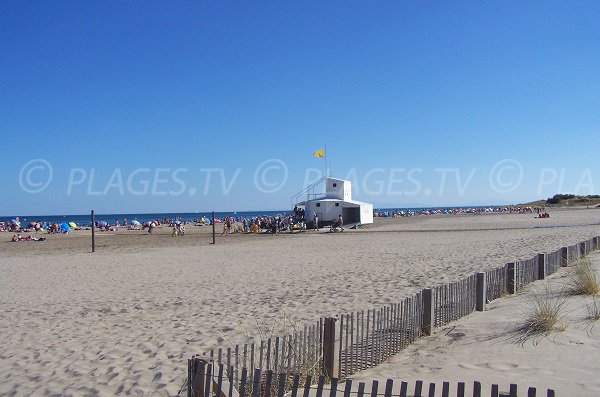 North beach of St Pierre la Mer (France)