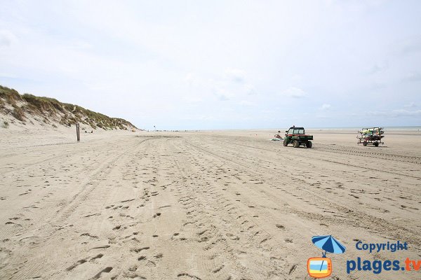 Plage au nord de Ste Cécile en direction du centre ville