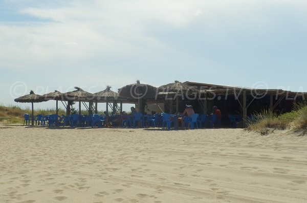 Ristorante sulla spiaggia nord di Torreilles