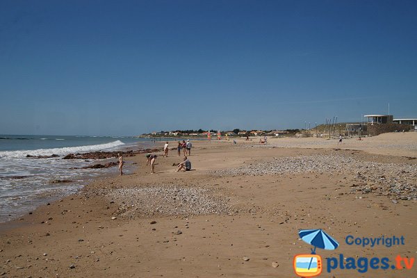 Normandelière beach in Brétignolles sur Mer - France