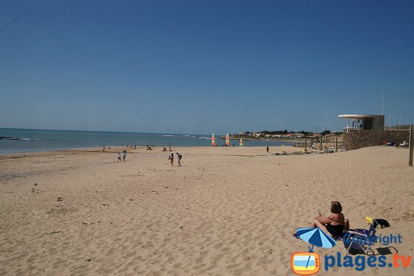 Plage de sable à Brétignolles - Normandelière