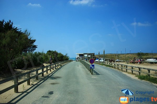 Chemin d'accès à la plage de la Normandelière