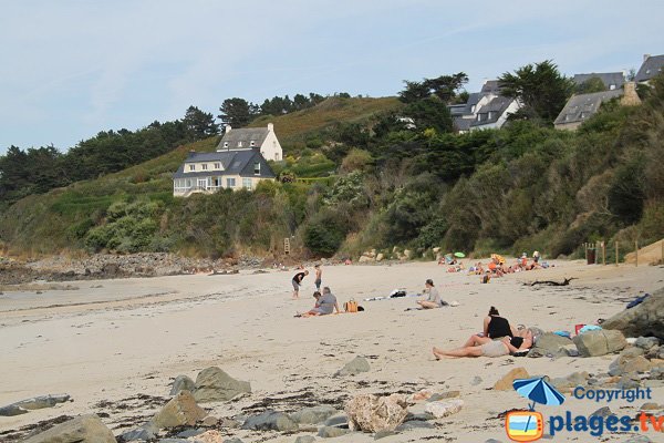 Plage confidentielle à Locquémeau