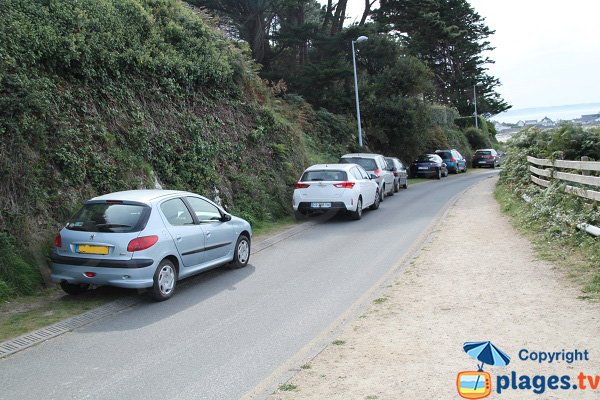 Parking de la plage de Notigou