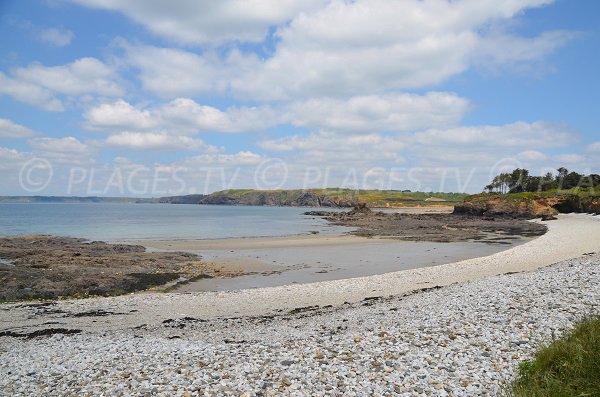 Notinau beach in Camaret sur Mer in France