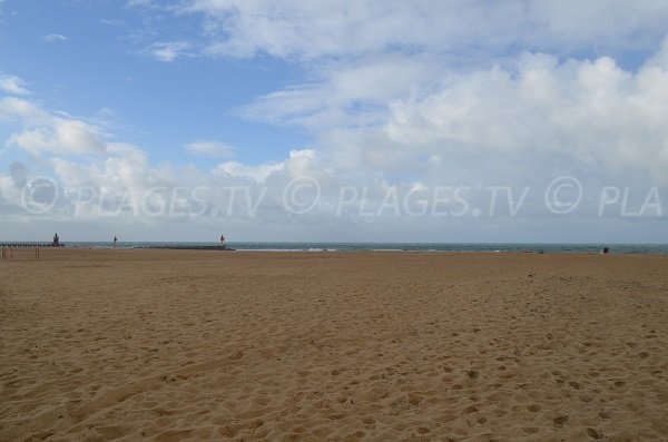 Notre Dame beach in Capbreton