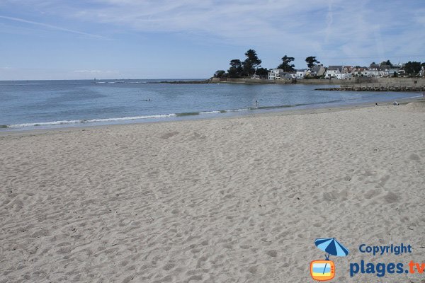 Nourriguel beach in Larmor-Plage in France