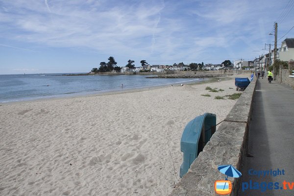 Photo de la plage du Nourriguel à Larmor-Plage