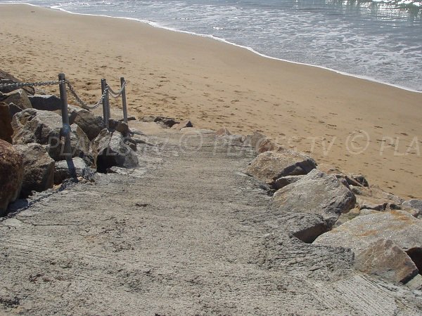 Accès à la plage de l'Océan de La Tranche sur Mer