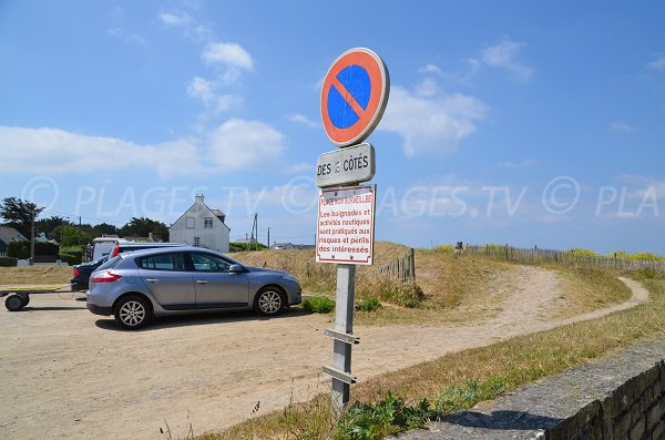 Parking de la plage de Toul Bragne à St Pierre d'Oléron