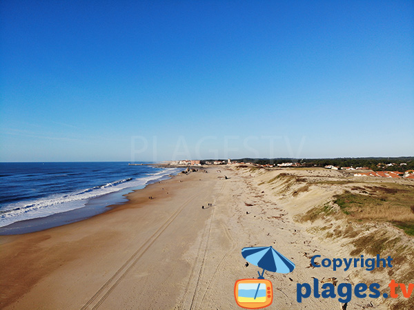 Photo de la plage des Océanides à Capbreton